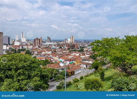 Aerial View of Cali City - Cali, Colombia Stock Photo - Image of garden ...