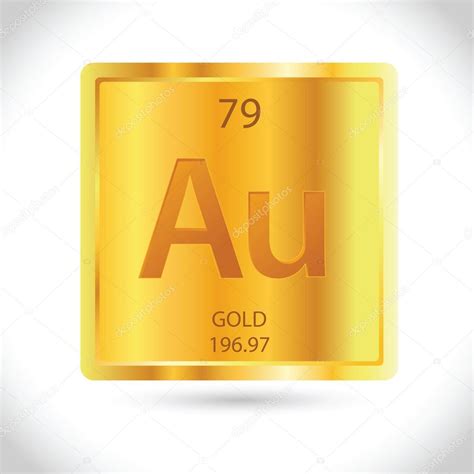 Gold atomic symbol - Flexlegal