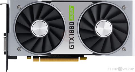 NVIDIA GeForce GTX 1660 SUPER Specs | TechPowerUp GPU Database