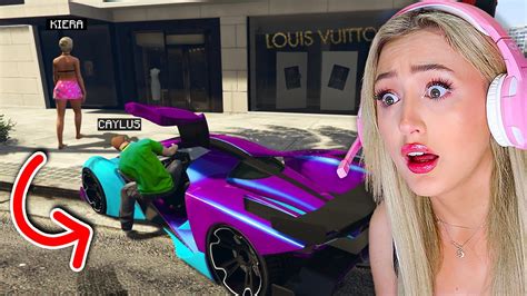 My Boyfriend STOLE MY SUPERCAR In GTA 5 RP! ft. Caylus - YouTube