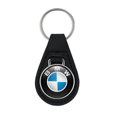 BMW Key Fob Leather Classic 3D Logo | Keychains | Accessories | X-Sticker