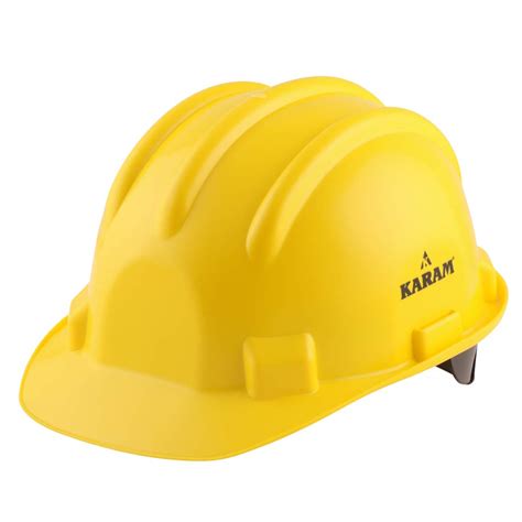 Buy Karam ISI Marked Safety Helmet with Ratchet Type Adjustment for ...