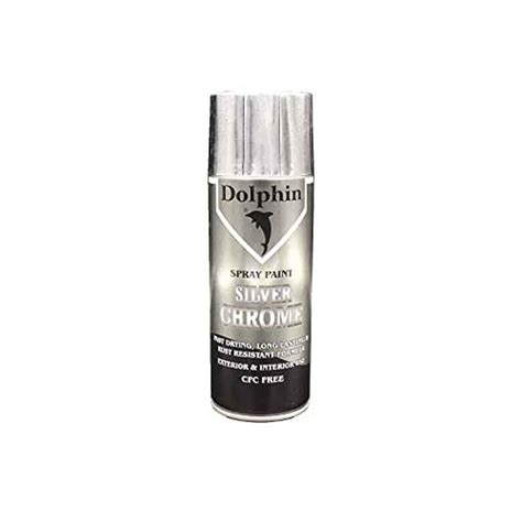 Dolphin 280g Chrome Silver Spray Paint - Tool Souk