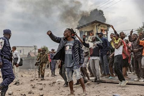 At least 15 killed as anti-U.N. protests flare in Congo