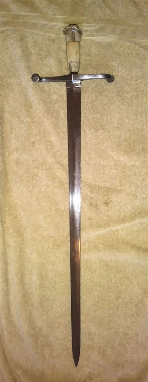 Chrisroph I Stantler pattern welded steel side-sword 15th century. 29.5 ...