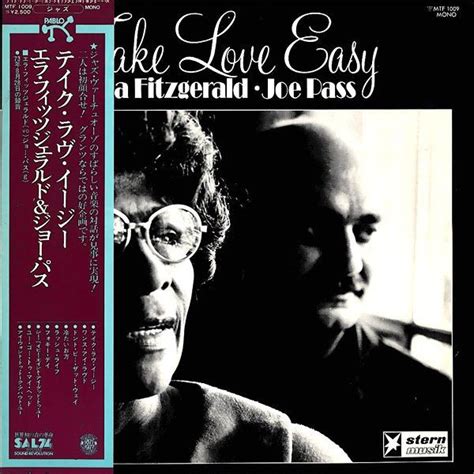 Ella Fitzgerald & Joe Pass - Take Love Easy (1974, Vinyl) | Discogs