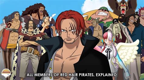 All 12 Members of Red Hair Pirates, Explained! - YouTube