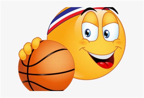 Emoji Clipart Sport - Basketball Emoji Transparent PNG - 640x480 - Free ...