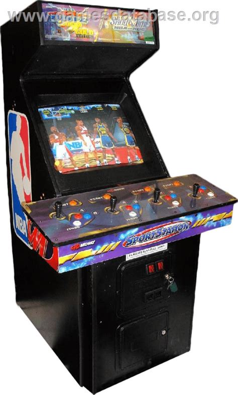 NBA Showtime / NFL Blitz 2000 - Arcade - Artwork - Cabinet