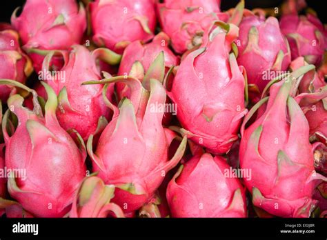 lot of clean ripe Pitahaya aka Dragon eye fruit Stock Photo - Alamy