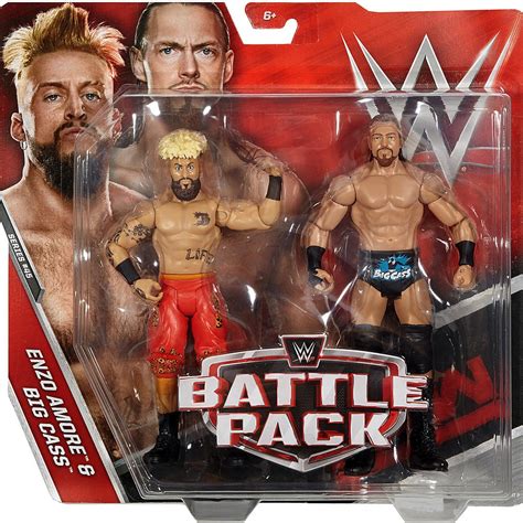 WWE Wrestling Battle Pack Series 45 Enzo Amore Big Cass Action Figure 2 ...