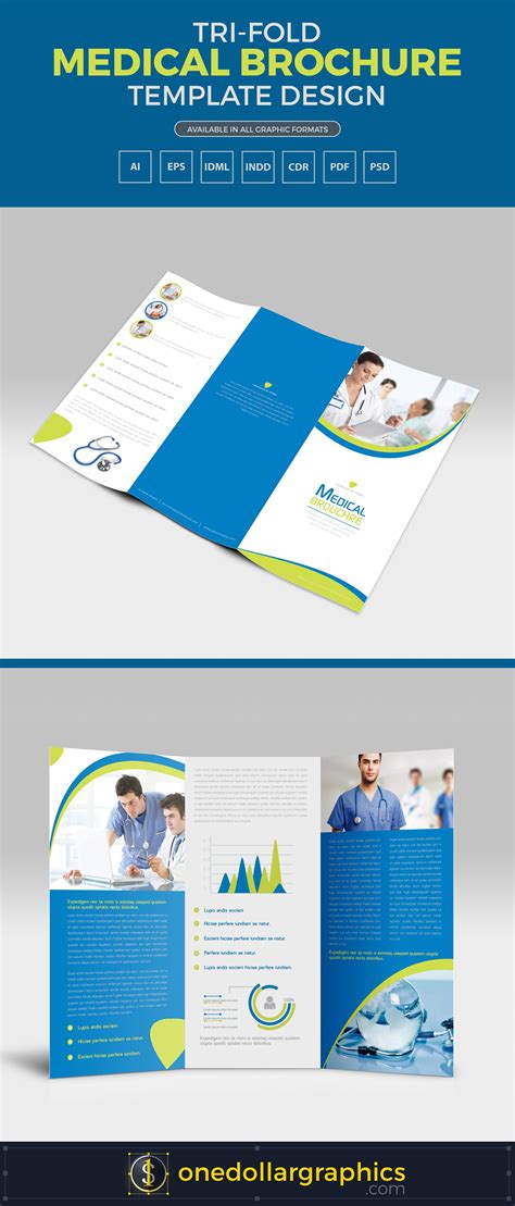 Tri-Fold Medical Brochure Template Design in Ai, EPS, PDF, CDR, PDF ...