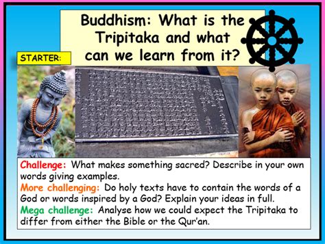 Buddhism - Tripitaka - Holy Books RE – EC Publishing