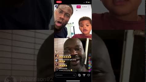 Kevin Hart Roast Shaq in Ig live 😂 - YouTube