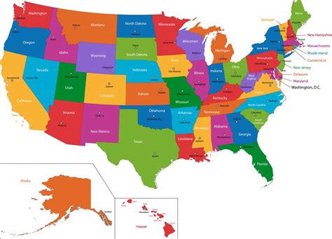 Usa Map With States