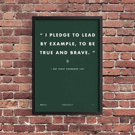 Boy Scouts Famous Quote Premium Art Print Inspirational | Etsy | Scout ...