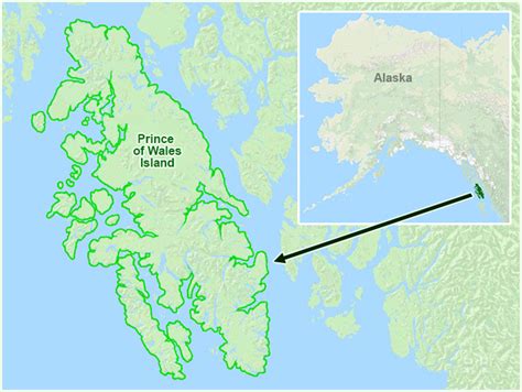 Prince Of Wales Island Alaska Map - Winna Kamillah