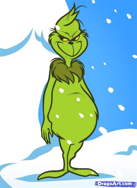 How to Draw the Grinch, the Grinch | Grinch christmas decorations ...