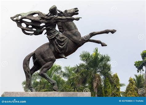 Diponegoro Statue Park (Taman Patung Diponegoro) Editorial Image ...