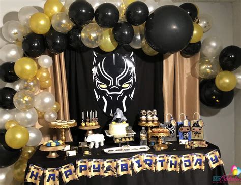 Black Panther / Birthday "Malik's 8th Wakanda Black Panther Party ...