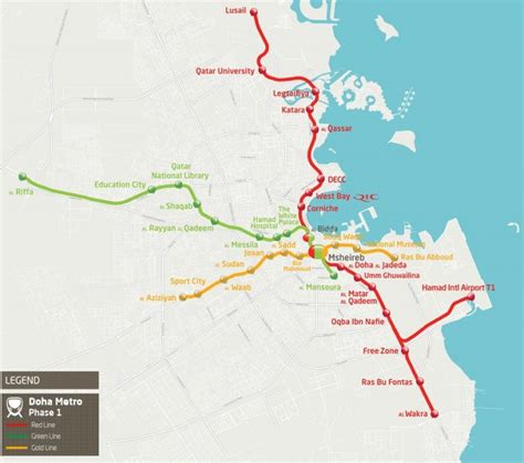 Doha Metro: Map, Stations, Ticket Cost & Timings [2024]