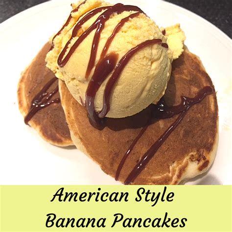 American Style Banana Pancakes