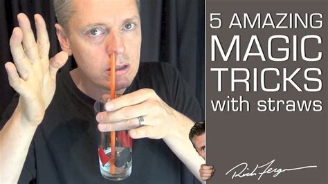 How to do 5 Amazing Magic Tricks with a Straw - YouTube