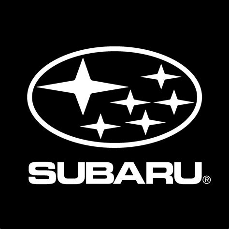 Subaru Logo Black and White (5) – Brands Logos