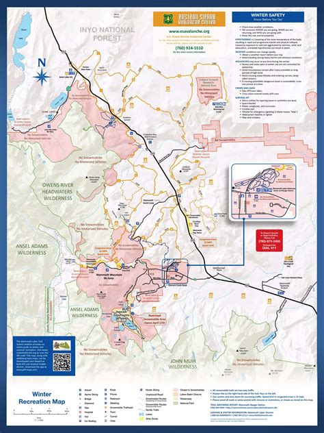 Mammoth Lakes Snowmobile Trail Map | ASO Mammoth