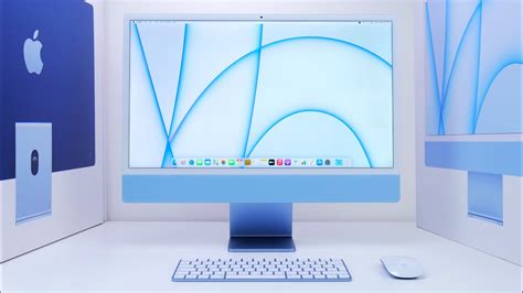 Apple M1 iMac 24-inch (2021) Unboxing and Setup! (UAE Blue Retail ...