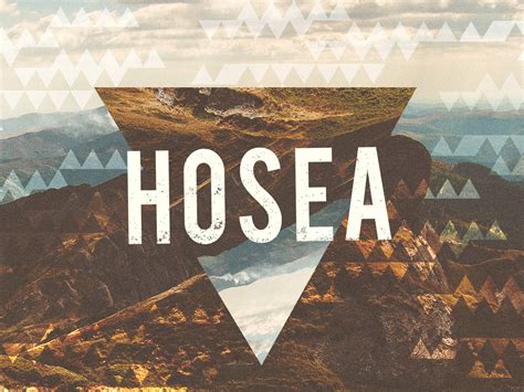 A Study on the book of Hosea Chapters 1-3 - First Baptist Church of Delavan