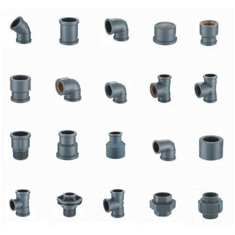 Grey PVC Pipe Fittings, For Plumbing at Rs 15/piece in Kolkata | ID ...