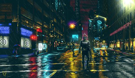 Cyberpunk Street Wallpapers - Top Free Cyberpunk Street Backgrounds ...