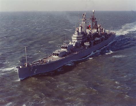 [Photo] USS Canberra underway, 9 Jan 1961 | World War II Database