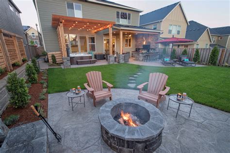 Fire Pit Design Ideas Backyard Patio Designs Fire Pit Backyard | Hot ...