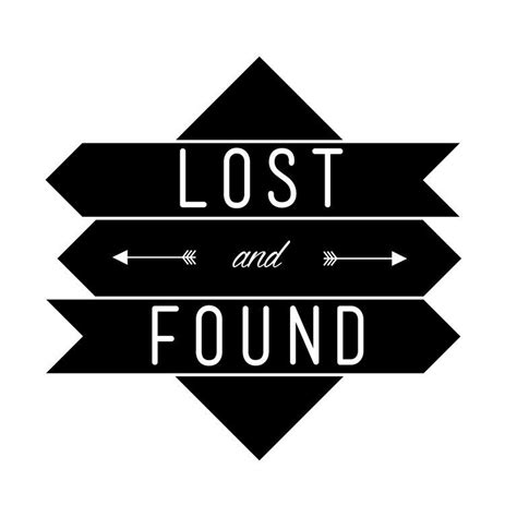 Lost & found, Lose something, Lost