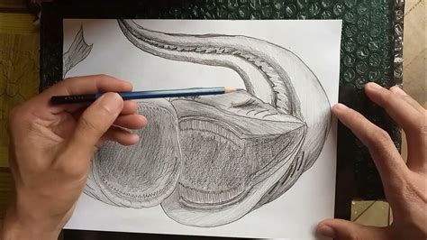 Drawing The Bloop VS El Gran Maja / pencil drawing - YouTube