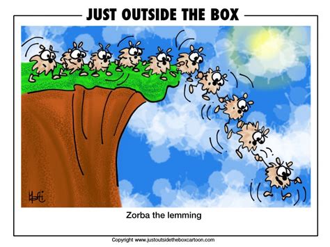 lemming Archives - Just Outside the Box Cartoon