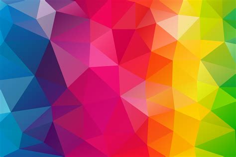 Triangles Colorful Background, HD Abstract, 4k Wallpapers, Images ...