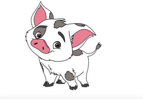 Pua, Moana's pet pig | Disney drawings, Pet pigs, Cute disney