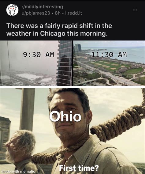 Ohio weather hits different : r/memes