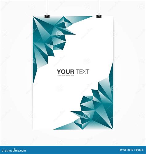 A4 / A3 Format Frame Design with Text Stock Vector - Illustration of ...