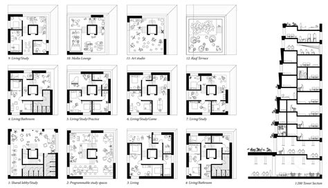 UI—Tower Plans & Section | Fantastic Offense