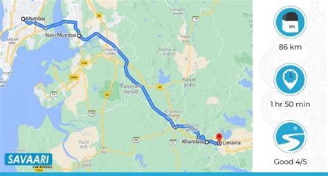 Mumbai to Lonavala by Road - Distance, Time and Useful Travel Information