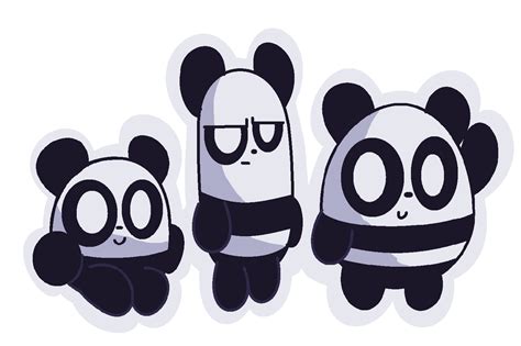 3 Pandas by MallowPlushoYT on DeviantArt