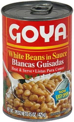 Goya White Beans in Sauce - 15 oz, Nutrition Information | Innit