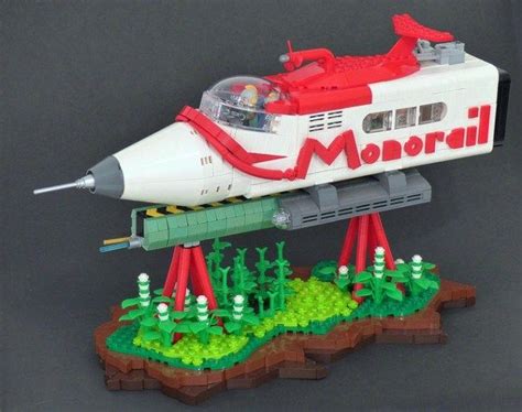 Monorail Lego Trains, Lego Cars, Lego Simpsons, Lego Construction ...