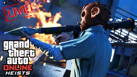 GTA 5 Heist - FULL HEIST GAMEPLAY - LIVE HEISTS MISSIONS! (GTA 5 Online ...