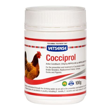 Vetsense Cocciprol Coccidiosis Treatment for Chickens 100g