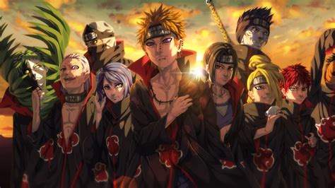 1280x720 Resolution Akatsuki Organization Anime 720P Wallpaper ...